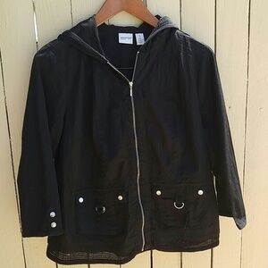 NWT Zenergy by Chicos Cotton and Mesh Jacket